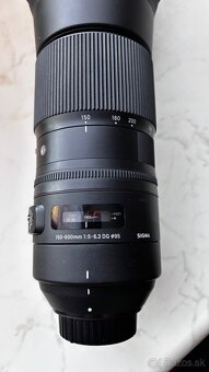 Teleobjektiv Sigma 150-600 bajonet Nikon. - 6