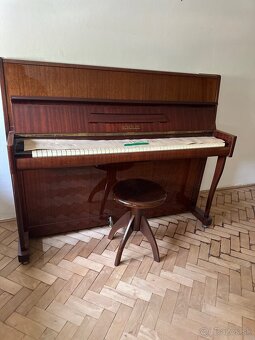 Klavír Scholze SCHOLZE - model 110, r. 1971, s dokladmi - 6