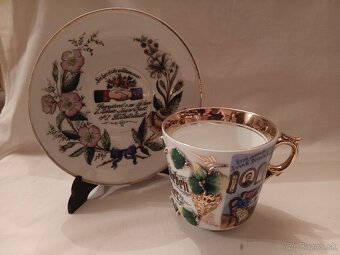 Porcelánový šálek s vojáky - Rakousko Uhersko - 6