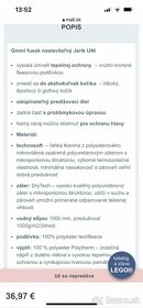 G-mini Fusak nastaviteľný - JERIK UNI, Ružová potlač - 6
