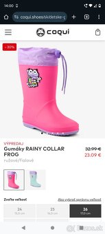 Gumáky coqui 28 - 6