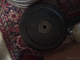 Set(sada) liatinových kotúčov FRANKA SPORT- 2x10,2x15,2x20kg - 6