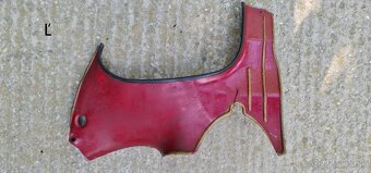 Podsedlový bočný plech ľavý a pravý - JAWA ČZ 175 / 356 - 6
