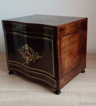 Likérnik boulle palisander Francúzsko Napoleon III - 6