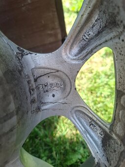 Predám hliníkové disky r15 4x108 s pneumatikami - 6