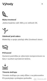 Turistické topánky TOP stav, č.37 - 6