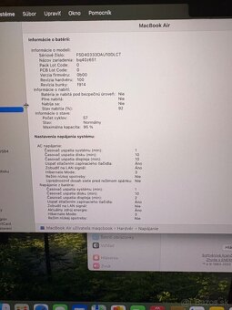 Predám MacBook Air 13" Apple M3 256GB Blue Stav Nového - 6