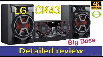Predám úplne nový hifi mini / mikrosystém LG CK 43 300W BOOM - 6