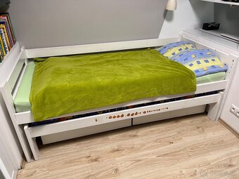 Detská posteľ z masívu - borovica (2 ks). - 6