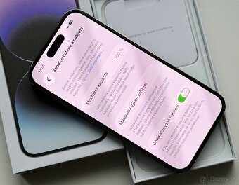 iPhone 14 Pro Deep Purple BATERIE 100% TOP - 6