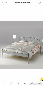 Komplet kovová posteľ 180x200cm, s roštami a matracmi - 6