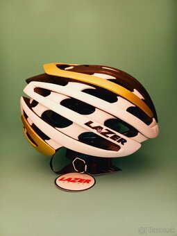 Lazer Z1 Gold White s Bianchi Z1 Aeroshell - 6
