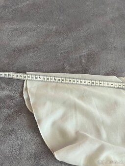 Plysované šaty biele - 6