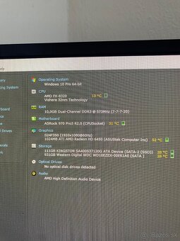 Predám základnú dosku + procesor + rám ASrock 970 pro - 6