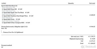Splitboard Weston Backcountry Ridgeline 162 + Spark R&D - 6