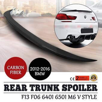 Zadní karbonový spoiler/křídlo pro BMW M6 - 6