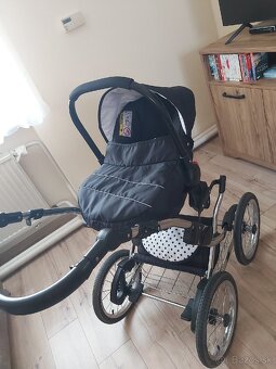 Trojkombinácia Baby Lux MARGATET BLACK DOTS - 6