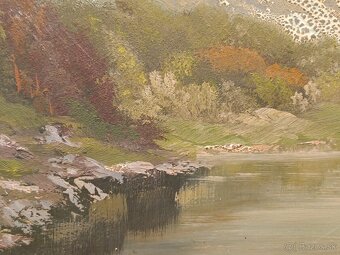 Obraz Josef Trunke, Vysoké Tatry olejomalba 40x54 - 6