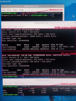 Raspberry Pi 5 - 8GB verzia + príslušenstvo - 6