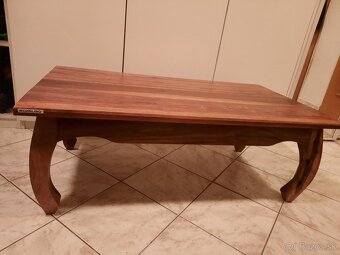 Konferenčný stolík palisander / čítajte popis - 6