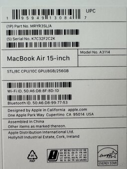 MacBook Air 15" Apple M3 8GB 256GB starlight ZARUKA - 6