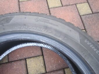 215/55R17 98V zimne pneu Hankook W462, DOT2622 - 6