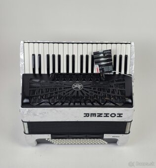 Nový akordeón Hohner Bravo 96bas, 3 hlas + záruka - 6