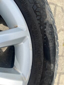 Alu disky 5x110 s letnými pneumatikami 205/55 r16 - 6