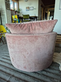 Okrúhle otočné kreslo - 6