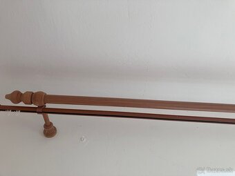 Garnize dvojite 320cm 4 kusy buk a zlaty dub - 6