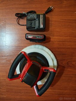 Aku Leštička na auto Einhell CE-CB 18/254 s batériou. - 6