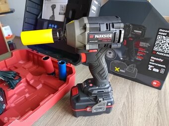 Aku rázový uťahovák PARKSIDE PERFORM20 V PPDSSA - max 600 Nm - 6