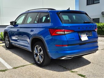 Škoda Kodiaq Sportline 4x4 DSG webasto 360kam race blue - 6