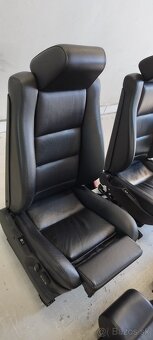 Bmw e34 M5 TOURING kozene predne + zadne sedacky - 6