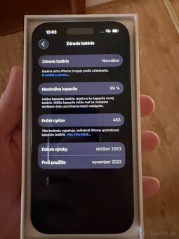 iPhone 15 Pro 256GB Blue Titanium - 6