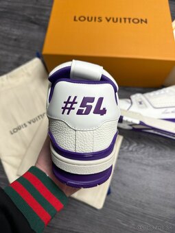Louis Vuitton tenisky fialove komplet balenie - 6