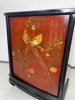 Rotačný orientálny bar maľba vtáky - 6