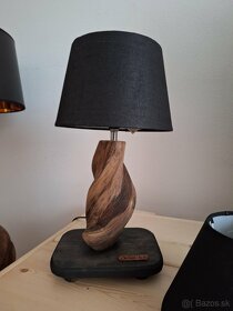 Art umelecká výroba..drevená lampa, svietidlo - 6