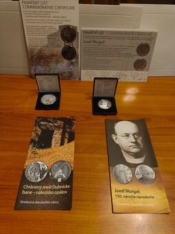 Predám Slovenské strieborné pamätné mince 2009-2020 - 6