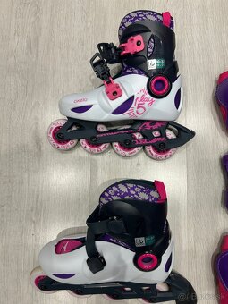 Korčule kolieskové + chrániče - 6