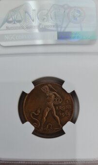 1 koruna 1914 - skúšobna ražba - veľmi vzácna - 6