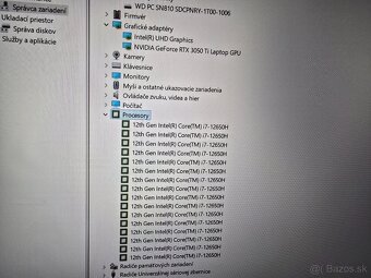 15.6 palcovy HP Victus s RTX 3050 Titanium i7 procesorom 12 - 6