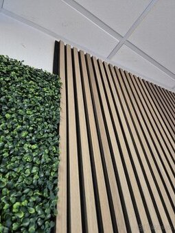 XXL 260x60x2,1cm Akustické panely- DREVO žiadna fólia - 6