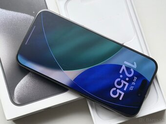 iPhone 15 Pro Black Titanium BATERIE 100% TOP - 6