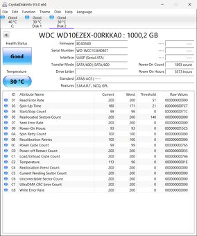 Predám 3,5" 1TB HDD SATA - 6