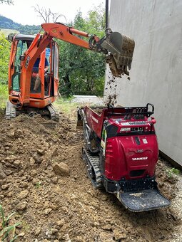 PB-PU Výkopové práce minibagrom - dovoz/odvoz materiálov - 6