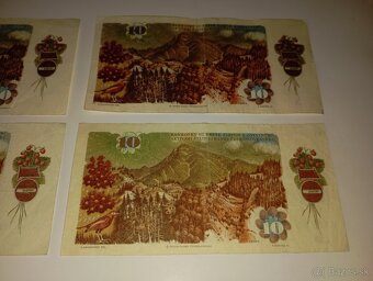 BANKOVKY 10 KČS 1986, VŠECHNY VYDANÉ SÉRIE - 6