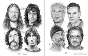 kreslený posterbook Kultové kapely - AC/DC, Queen...... - 6