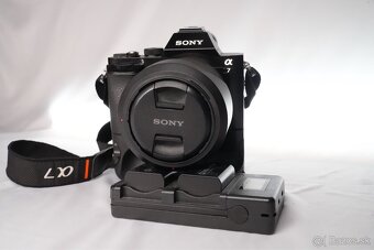 Sony A7+battery grip+2 batérie+objektiv+64gb card(full set) - 6