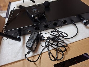 bezdrôtový mikrofónový set AUNA UHF-550 Quarterr2 (4-CH) - 6